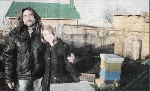 Асан  Билялов с дочерью Эмилией.
